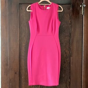 Hot Pink Calvin Klein sheath dress sz8
